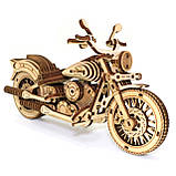 Дерев'яний 3D конструктор Мотоцикл DragStar UnityWood 129 деталей 15,5*8,5*6 см (UW-012), фото 4