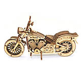 Дерев'яний 3D конструктор Мотоцикл DragStar UnityWood 129 деталей 15,5*8,5*6 см (UW-012), фото 6