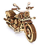Дерев'яний 3D конструктор Мотоцикл DragStar UnityWood 129 деталей 15,5*8,5*6 см (UW-012), фото 7