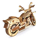Дерев'яний 3D конструктор Мотоцикл DragStar UnityWood 129 деталей 15,5*8,5*6 см (UW-012), фото 8