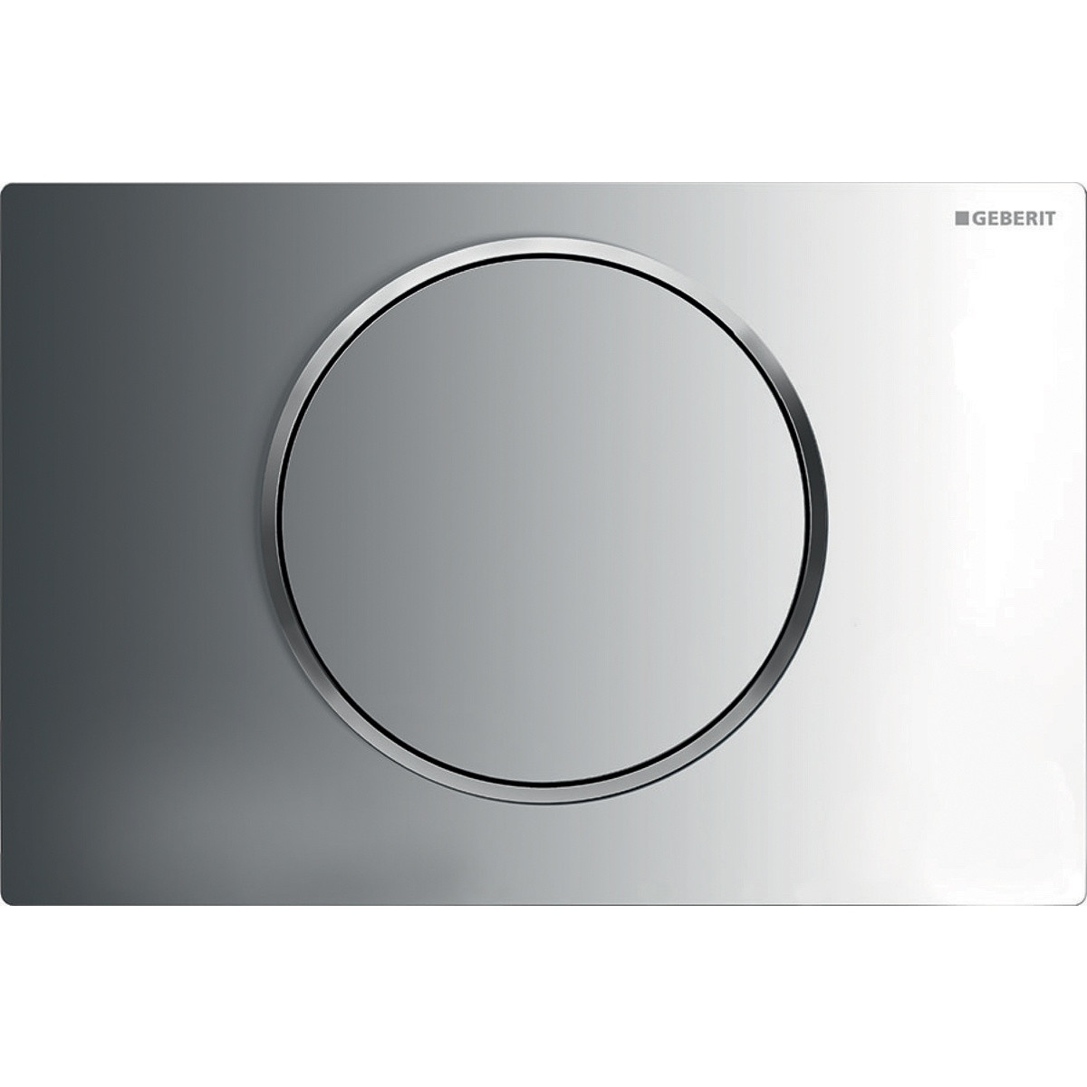 Кнопка зливу для інсталяції GEBERIT одинарна глянцева хром 89516 115.758.KH.5, фото 1