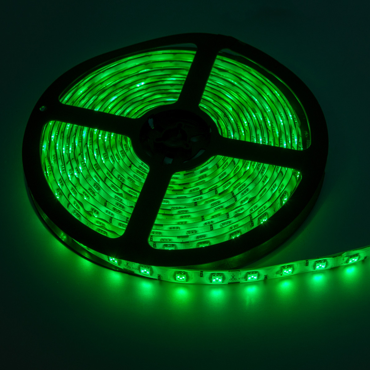 Світлодіодна стрічка зелена D160XW10mm 5 метрів, діодна led стрічка для кухні | светодиодная лента, фото 1