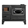 Duval EK-5237BL (BLACK EDITION) Дровяна піч-кухня «євро буржуйка» з духовкою, фото 2