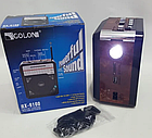 Радіоприймач Golon RX-9100 | Портативний радіоприймач | Радіо SD/USB з ліхтариком, фото 4