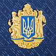 Щоденник А5 формату в шкіряній палітурці з гербом України, фото 6