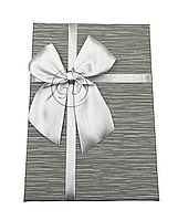 Подарочная коробочка "Grey bow" M