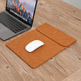 Чохол-конверт для MacBook Air/Pro 13,3" — коричневий, фото 2