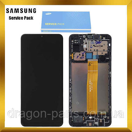 Дисплей Samsung M127 Galaxy M12 з сенсором Чорний Black оригінал, GH81-25042A, фото 2