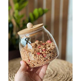 Цукровиця скляна Olens Бамбук середня 750 мл (TW9319M)