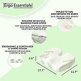 Ортопедична подушка для сидіння Ergo Essentials Memory Foam Seat Cushion, фото 8