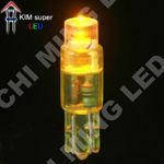 Синя світлодіодна автолампа T5-WEDGE-1LED, фото 4