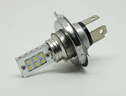 Світлодіодна автолампа H7, 12 W (500 Lm) WHITE 6000 K (Original Samsung LED chip SMD2323 )
