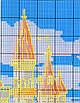 Набір для вишивання за нанесеною на канву схемою  "Castle 7" .  AIDA 14CT printed, 32*38 см, фото 5