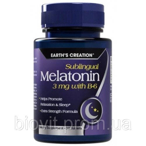 Купить Мелатонин с витамином В6 (Melatonin with B-6 Sublingual) 60 ...