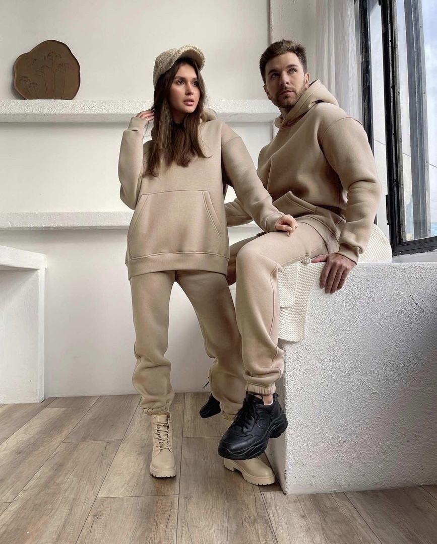 Спортивний теплий костюм у стилі "Family look"