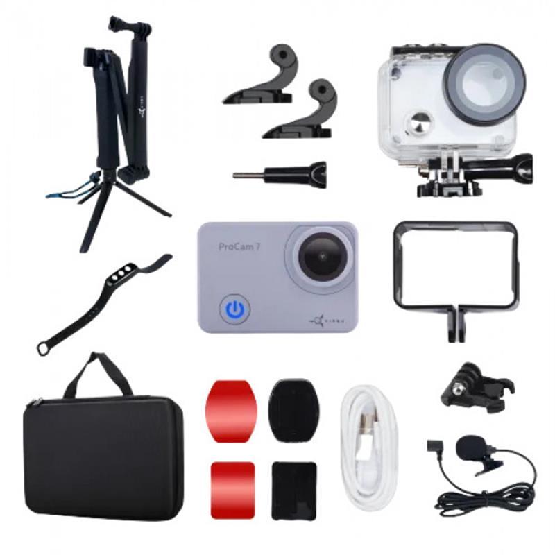 Екшн-камера AirOn ProCam 7 Touch з аксесуарами 15в1 (4822356754797)