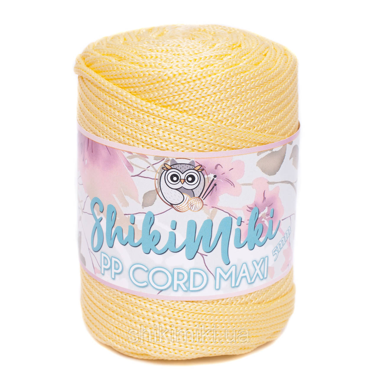 Поліпропіленовий шнур PP Cord 5 mm, колір Жовтий