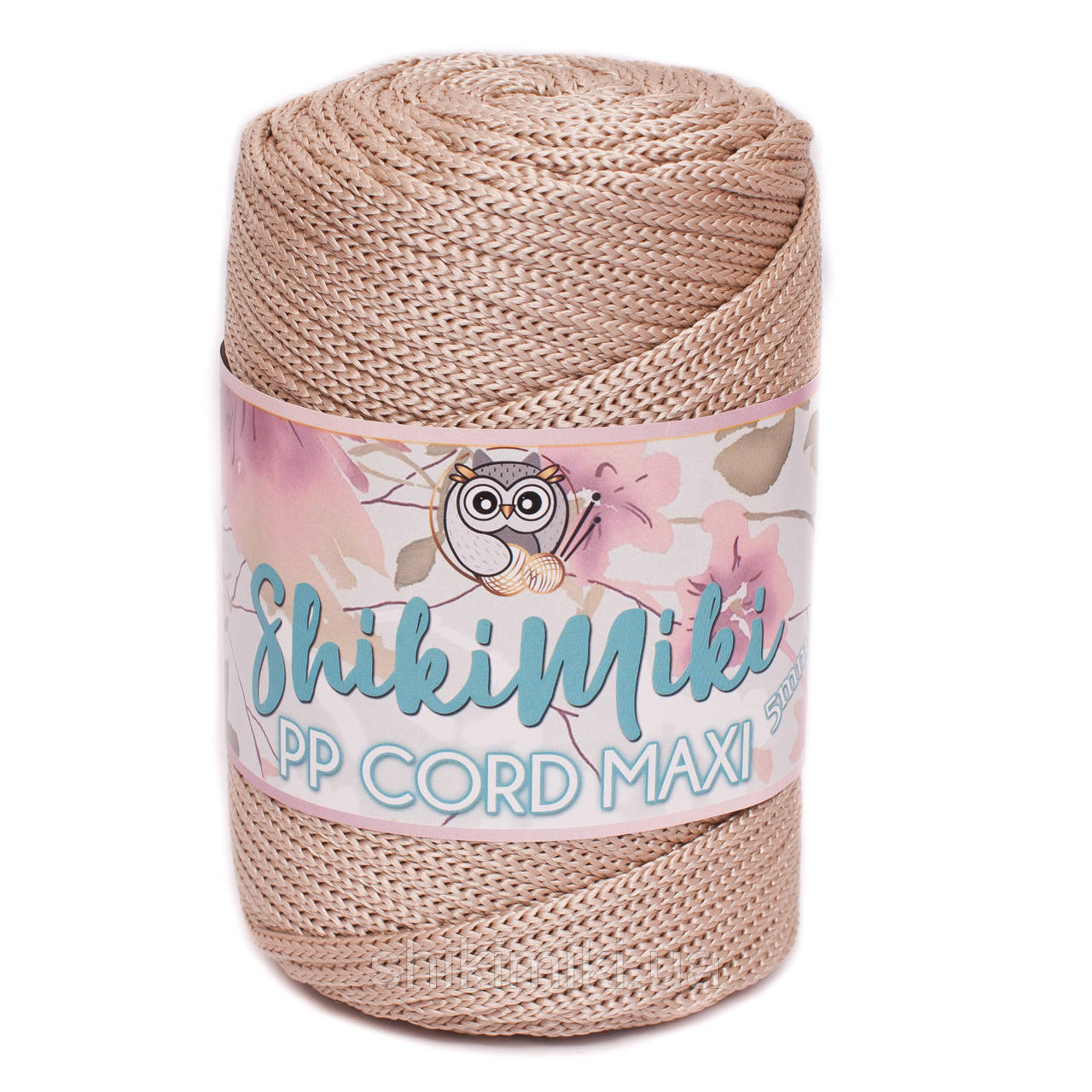 Поліпропіленовий шнур PP Cord 5 mm, колір Бурштиновий