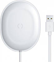 Беспроводное зарядное устройство Baseus Jelly wireless charger 15W White (WXGD-01) 15Вт