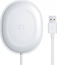 Бездротовий зарядний пристрій Baseus Jelly wireless charger 15 W White (WXGD-01) 15 Вт