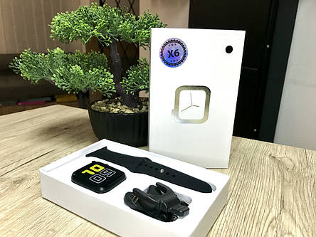 Розумні смарт годинник Smart Watch X6 Black, Смарт годинник Smart Watch X6, фото 2