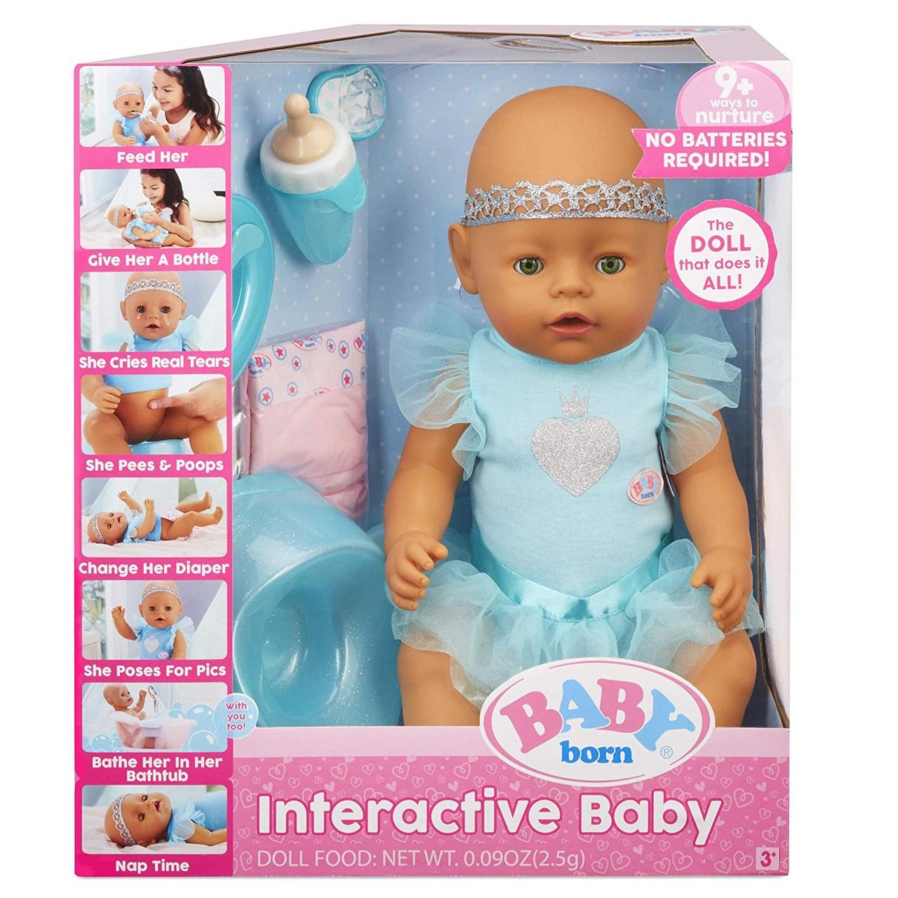 Купити Інтерактивний пупс Кукла Бебі Борн 43 см Baby Born Interactive