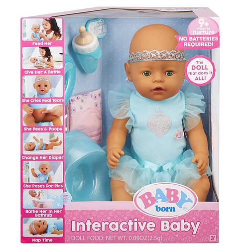 Купити Інтерактивний пупс Кукла Бебі Борн 43 см Baby Born Interactive