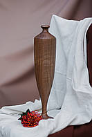 Декоративная ваза из натурального дерева "Бокал". Орех