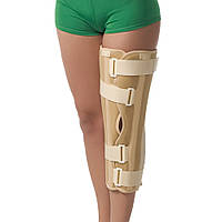 Бандаж на коленный сустав с ребрами жесткости с усиленной фиксацией (тутор) - Medtextile 6112
