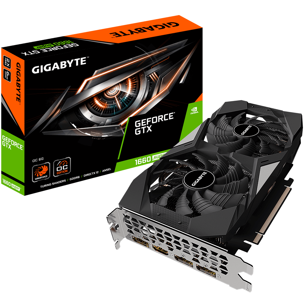 GIGABYTE GTX 1660 Super 6 GB OC Нова 36 міс. гарантії GeForce