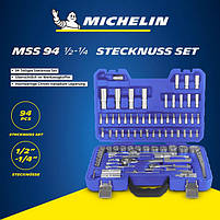 Набір ручного інструменту Michelin MSS 94-1/2-1/4 SOCKET SET (94 предмети), фото 2