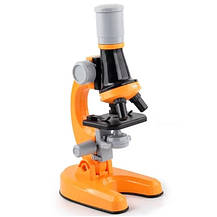 Дитячий мікроскоп Scientific Microscope жовтий, фото 4