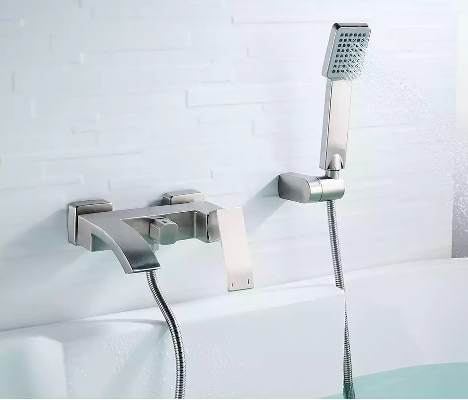 Змішувач для ванни з коротким виливом із неіржавкої сталі (SUS304) SANTEP 546-2, фото 1