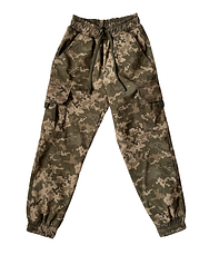 Костюм дитячий ARMY KIDS Скаут Софтшелл теплий камуфляж Піксель 164-170 см, фото 4