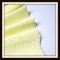 Гофрированная бумага 50*250 см Бледно-Желтая