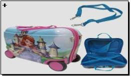 Чемодан-каталка детск на 4 колесах "SF"L 40x28x19см (7522-SF)