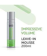 Несмываемый спрей-кондиционер для придания объема Londa Impressive Volume Leave-in Conditioning Mousse 200 мл