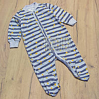 74 (68) 4-6 місяців дитячий трикотажний бавовняний чоловічок для новонароджених дітей бавовна трикотаж 8104 СР