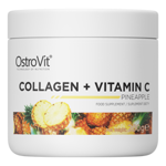 Коллаген OstroVit Collagen + Vitamin C 200 г Черная смородина.