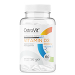 Вітаміни OstroVit Vitamin D3 2000 IU + K2 MK-7 + Vitamin C + Zinc 60 капсул