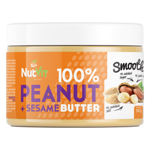 Арахісова паста NutVit 100% Peanut + Sesame Butter 500 грамів