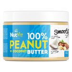 Арахисовая паста NutVit 100% Peanut + Coconut Butter 500 грамм