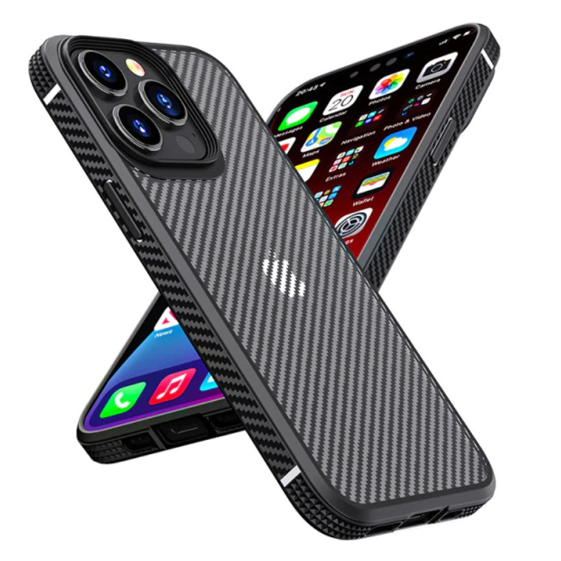 Ударостійкий карбоновий чохол iPaky для iPhone 11 Pro Max