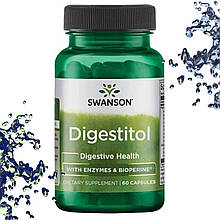 Дигеститол Swanson Digestitol with Enzymes & BioPerine 60 капсул