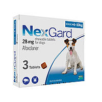 Нексгард (NexGard M) таблетки от блох и клещей для собак 4 -10 кг.