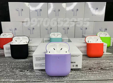 Бездротові Навушники Airpods 2 Люкс Версія 1в1 Версія LUX Усі функції та написи