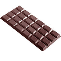 Форма для шоколаду полікарбонатна Плитка класична 27 г Chocolate World (2017 CW)