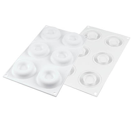 Силіконова форма для десертів мл Silikomart (GAME 115), фото 1