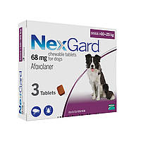 Нексгард (NexGard L) таблетки от блох и клещей для собак 10 -25 кг.