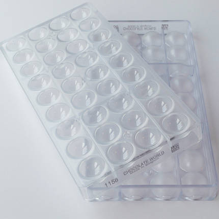 Форма для шоколаду полікарбонатна Сфера 2х4 г Chocolate World (1158 CW), фото 2